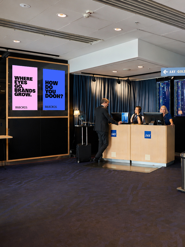 SAS Lounge DOOH