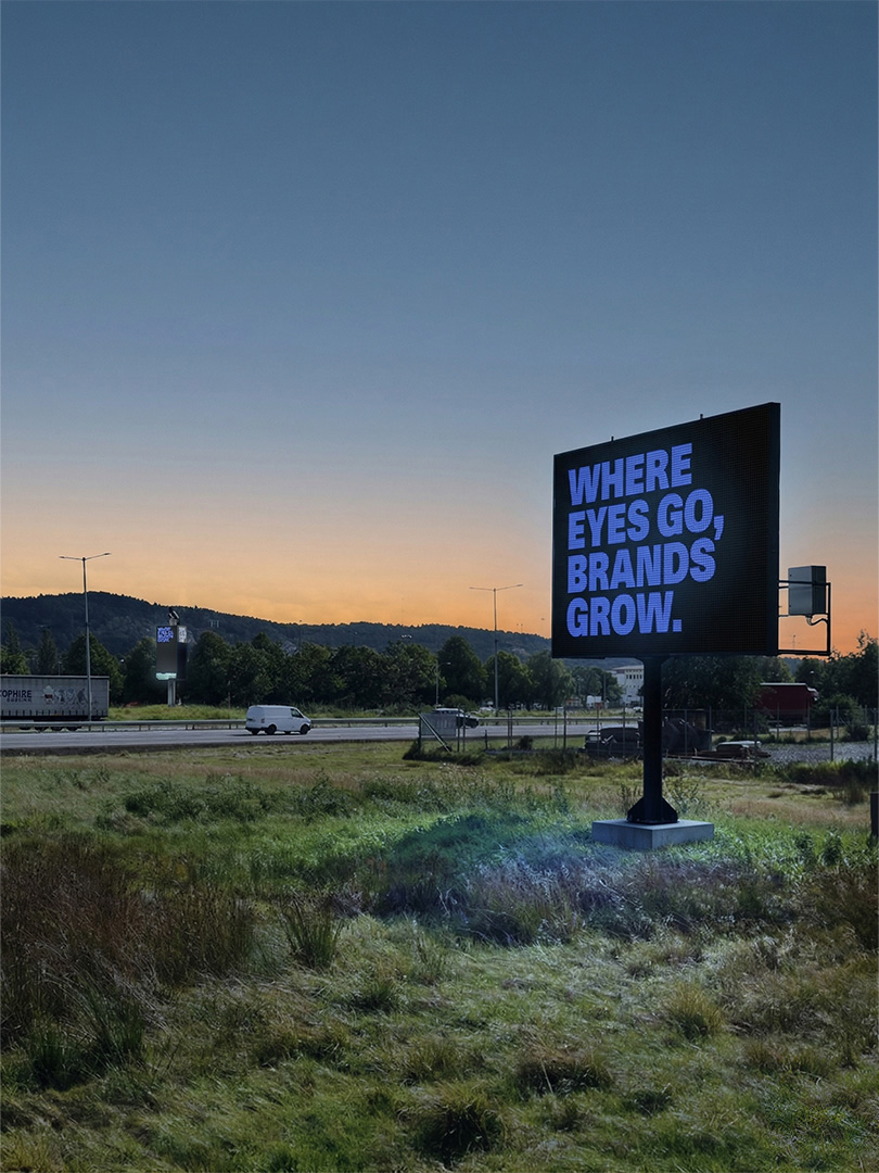 Digital billboard motorväg